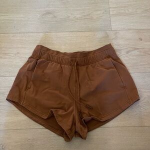 Brown inner glow shorts